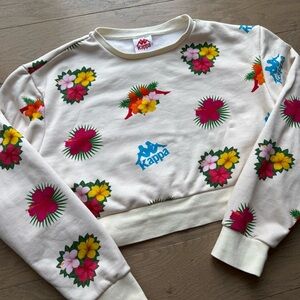 Kappa Hawaiian Tropical Crewneck Crop